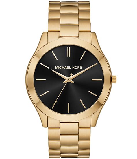 mens michael kors gold watch mens|Michael Kors gold watch price.